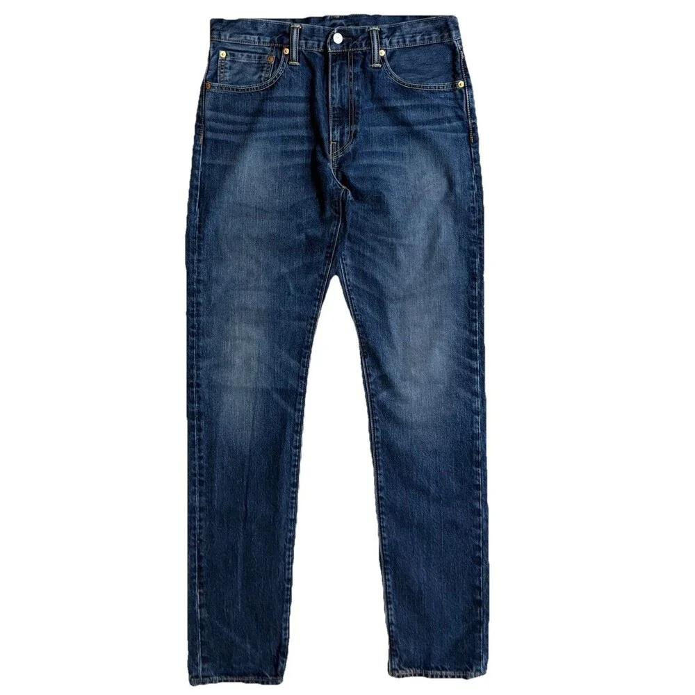 Levi’s 512 Mens 32x32 Slim Taper Jeans Blue Denim Stretch Red Tab 5 Pocket Pants